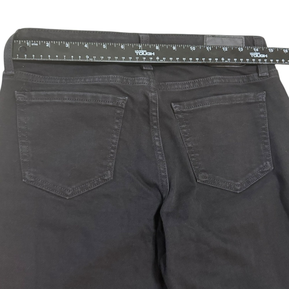 NWT Aeropostale Womens Mid Rise Bootcut Jeans Black Stretch Denim Size 8R - Picture 5 of 7